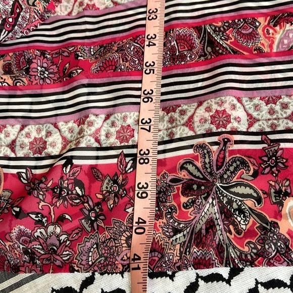 Bohemian Pink and Purple Paisley Swim Coverup - Picture 12 of 12